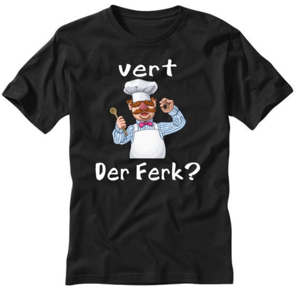 Muppets 'Swedish Chef T-shirt Men's Lrg.